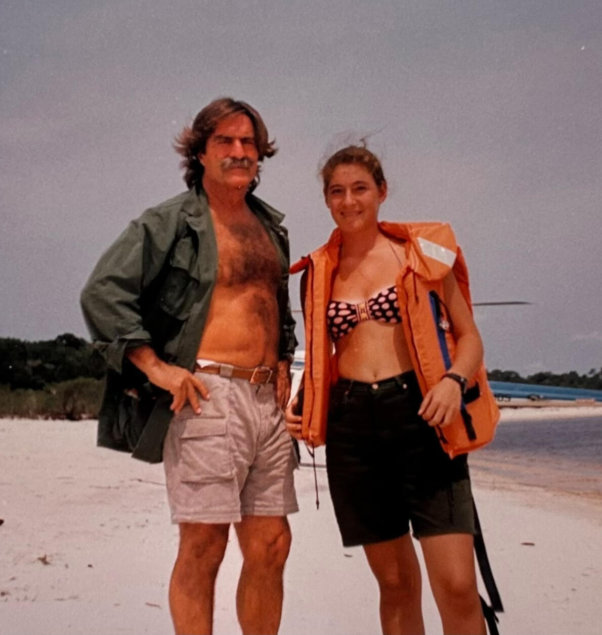 Migue con Myriam 1991